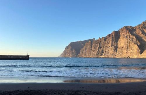 Los Gigantes Apartment | Beachfront Gem with Sand and Sea at Your Doorstep