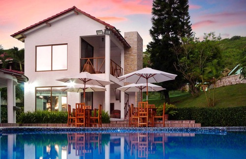 Comuna San Jose House | Beachfront, large Pool, lap pool, & Jacuzzi, Barbecue area, Spectacular Gardens