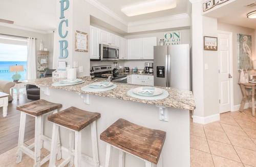 Panama City Beach Condo | Beachfront near Pier Park with family friendly amenities, sleeps 4