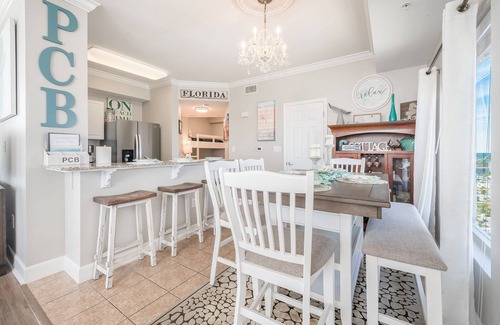 Panama City Beach Condo | Beachfront near Pier Park with family friendly amenities, sleeps 4