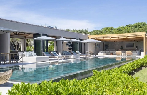 Punta Negra House | Beachfront Villa w/Sports Simulator, Game Room & Private Bowling I Movie Theater & Sauna