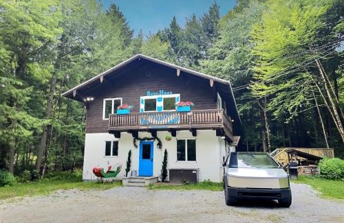 Killington Ski Chalet | BearHaus Central AC, HUGE Hot Tub, Awesome FirePit