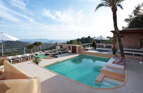 Santa Eulalia del Rio Villa | Beautiful Private Luxury Estate Spectacular views close to Ibiza town pool