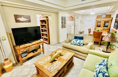 Sandy Beach Condo | Beautiful 1 Bedroom Condo on the Sea of Cortez at Las Palmas Resort BN-203B