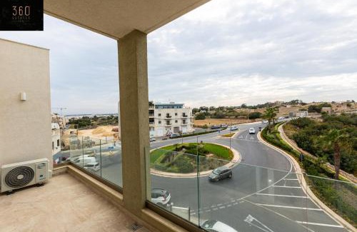 Marsaxlokk Apartment | Beautiful 3BR home with private balcony with WIFI & AC by 360 Estates