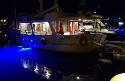 Chiaia Boat Rental | Beautiful Boat Moored at Mergellina Harbor