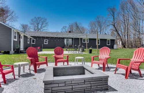 South Eliot House | Beautiful Eliot Retreat with Fire Pit and Game Room!