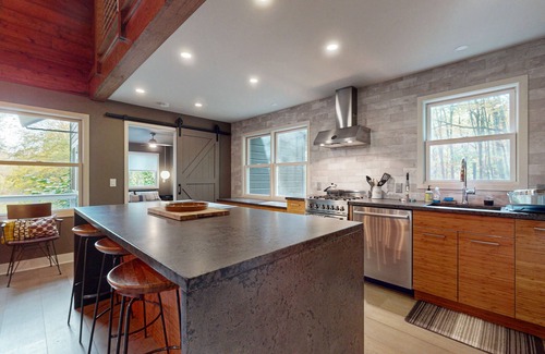 Red Hook House | Beautiful home on acres with deck, fenced area & fireplace