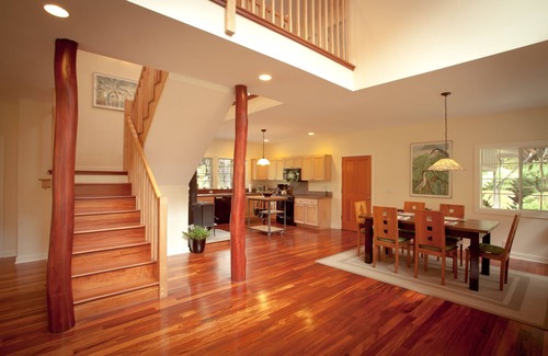 Volcano House | Beautiful home with hot tub in native rainforest