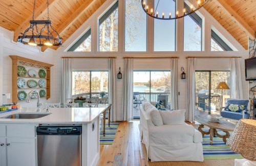 Seneca House | Beautiful Lake Keowee Home with Boat Dock and Fire Pit