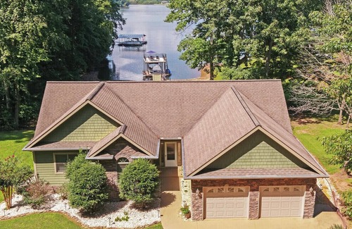 Cedar Cliff House | Beautiful Lakefront Home with Private Dock, Super View & Amazing Sunsets