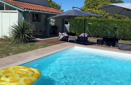 Benesse-Maremne House | Beautiful Landes house 6kms from Hossegor-Capbreton beaches. Heated swimming pool.