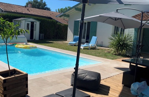 Benesse-Maremne House | Beautiful Landes house 6kms from Hossegor-Capbreton beaches. Heated swimming pool.