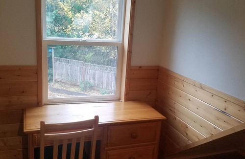 Port Angeles Apartment | Beautiful Log Cabin Studio, Hot Tub, Free EV Charger