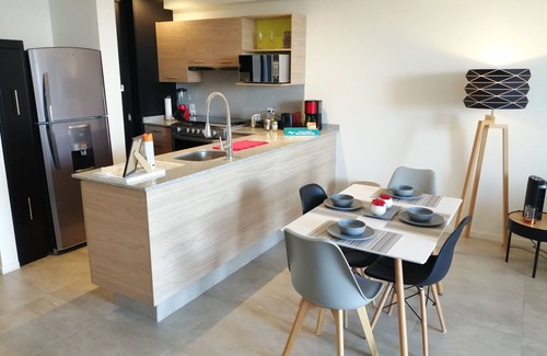 Zapopan Condo | Beautiful & modern condo AC+Gym+Pool+Security