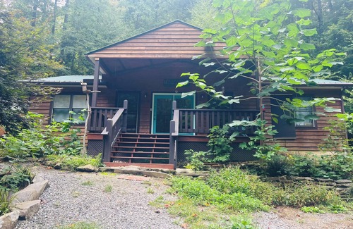 Bryson City House | Beautiful mountain home on 2 acres with a creek.
