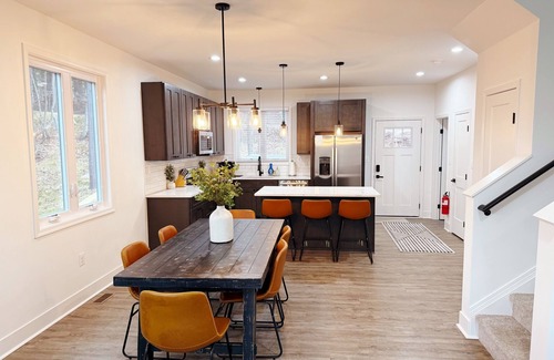 Basye House | Beautiful, NEW Home with Resort Passes, Hot Tub, Games and EV Charger