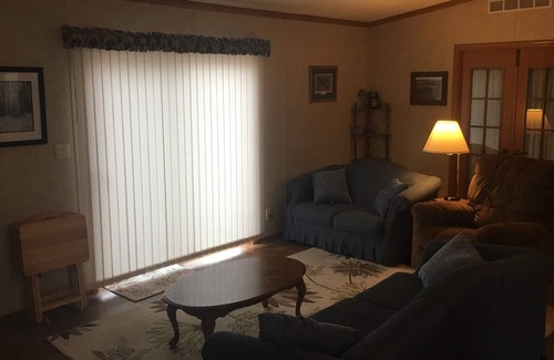 Lake Tomahawk Cabin | Beautiful northwoods getaway on private lake close to snowmobile trails and town