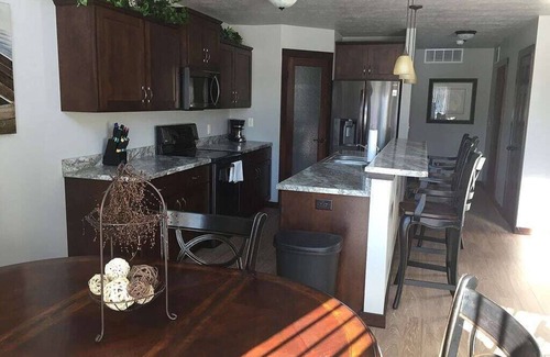 Spirit Lake House | Beautiful Okoboji Poolside Vacation Cabin at Bridges