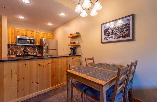 Copper Mountain Village Condo | Beautiful one bedroom condo steps from the American Flyer Lift.