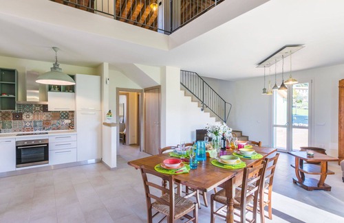 Casale Marittimo House | Beautiful private villa with A/C, WIFI, TV, terrace, pets allowed, panoramic view and parking