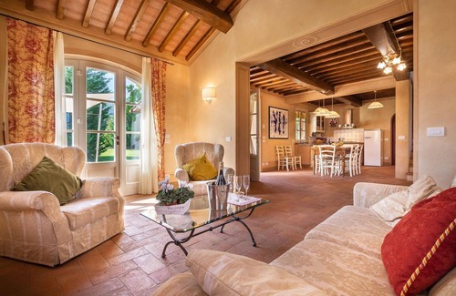 Colle di Compito Villa | Beautiful private villa for 4 guests with private pool, WIFI, A/C, TV and veranda, close to Lucca