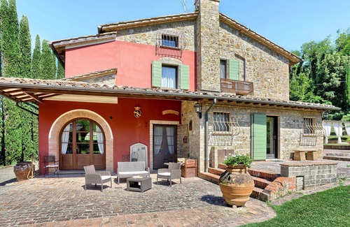 Gambassi Terme Villa | Beautiful private villa for 14 people with private pool, A/C, WIFI, TV, terrace and panoramic view