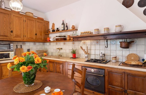 Montecalvoli Villa | Beautiful private villa for 8 people with WIFI, private pool, TV, patio and panoramic view