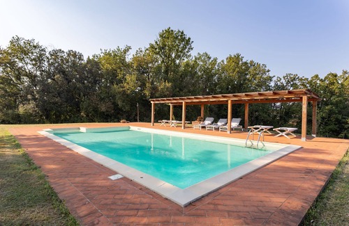 Montecalvoli Villa | Beautiful private villa for 8 people with WIFI, private pool, TV, patio and panoramic view