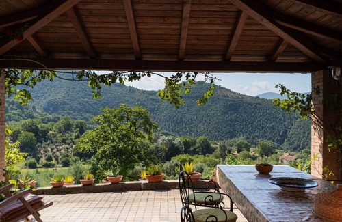 Salisano Villa | Beautiful private villa for 8 guests with WIFI, private pool, TV and patio