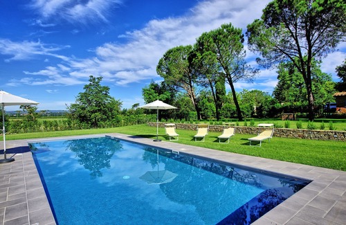 Le Piazze Villa | Beautiful private villa with A/C, private pool, WIFI, TV and panoramic view, close to Arezzo
