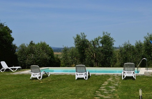 Ponte di Gabbiano Villa | Beautiful private villa with A/C, private pool, WIFI, TV, veranda, panoramic view, close to Siena