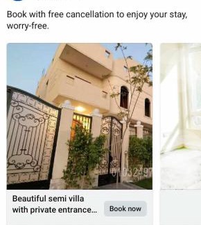 Sheikh Zayed City Apartment | Beautiful semi villa with private entrance in Sheikh Zayed- villa queen