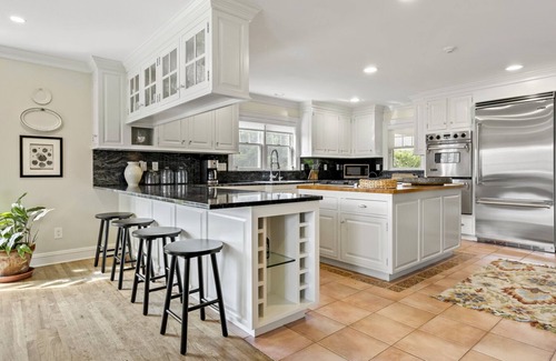 Shinnecock Hills House | Beautiful Southampton Home with breathtaking waterfront views, front porch,.