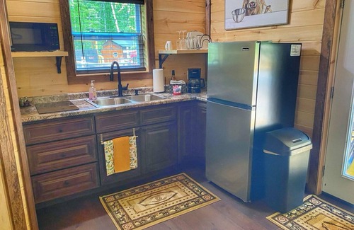 Sevierville Cabin | Beautiful tiny cabin in anforest setting. Only 25 minutes to Pigeon Forge.