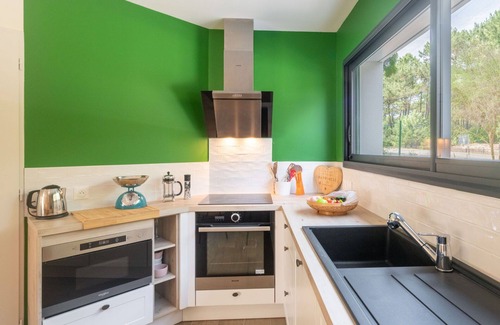 Mimizan House | Beautiful villa for 8 people with WIFI, A/C, TV, terrace and parking