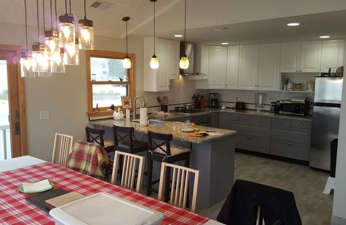Seaside Heights House | Beautiful Waterfront Escape, on sleepy island close to the action.