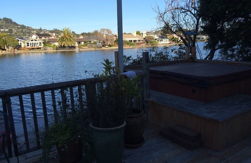 Larkspur House | Beautiful waterfront home on a private lagoon.