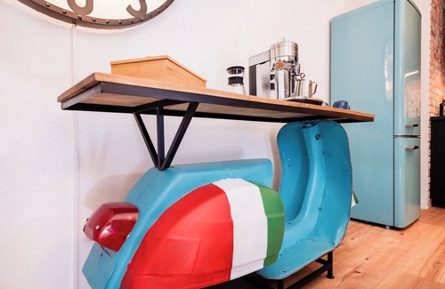 Aachen Apartment | Bee Apartments Design, NESPRESSO, Kitchen,Parking,PS5