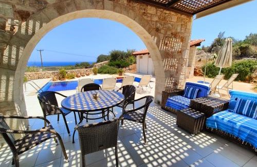 Plaka Villa | Bellavista Plaka Sea View Villa