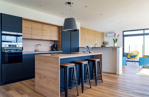 Plouescat Villa | Belle Maison Plain Pied Contemporaine en Ossature Bois à 300 m des Plages