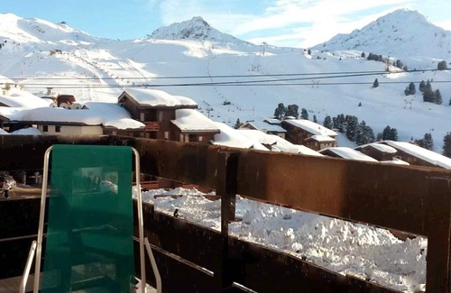 Belle Plagne Apartment | BELLE PLAGNE Ideal Location 2* STUDIO divisible 4 people South-West + PARKING
