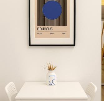 Belso-Ferencvaros Apartment | Benetton stlye - freedom in blue and organge
