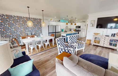 Cherry Grove Beach House | Bermuda Breeze A, Spacious Getaway, Steps from the Beach, Family Retreat