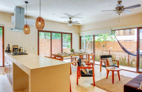 Tulum Apartment | Best for Big Groups w/Plunge Pools, 2 Cenotes+Gym
