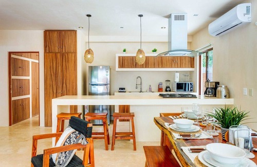 Tulum Apartment | Best for Big Groups w/Plunge Pools, 2 Cenotes+Gym