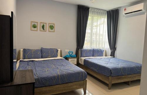 Kampung Kuala Pari Apartment | Big big big family escape 4BR side pool view, Ipoh