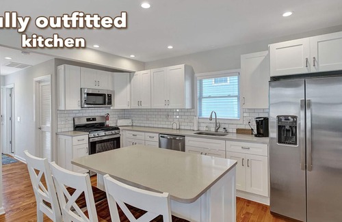 Point Pleasant Beach House | Big house one block to beach, boardwalk, with off street parking and beach tags