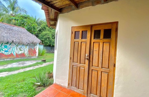 Las Penitas Cabin | Big Pool 3 Ppl Beach Front Cabana Fan Breakfast