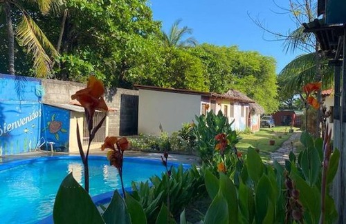 Las Penitas Cabin | Big Pool 3 Ppl Beach Front Cabana Fan Breakfast